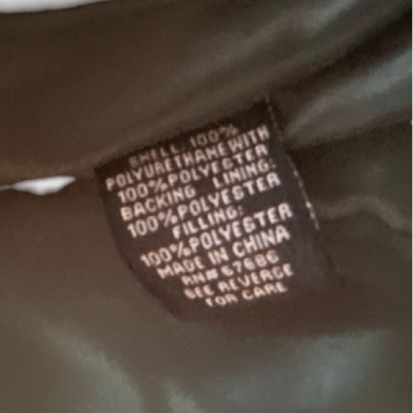 NEW LOOK hunter green puff vest zipper closure // XL - Picture 3 of 6